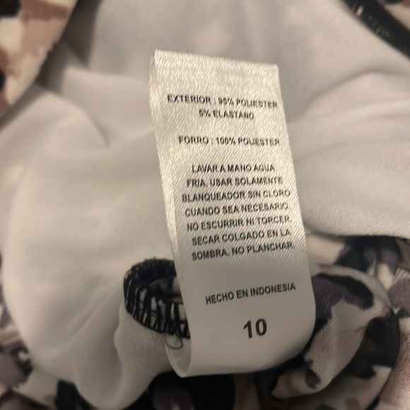 NWT- American Beach- size 10 - bathing suit top- leopard print - Picture 10 of 12